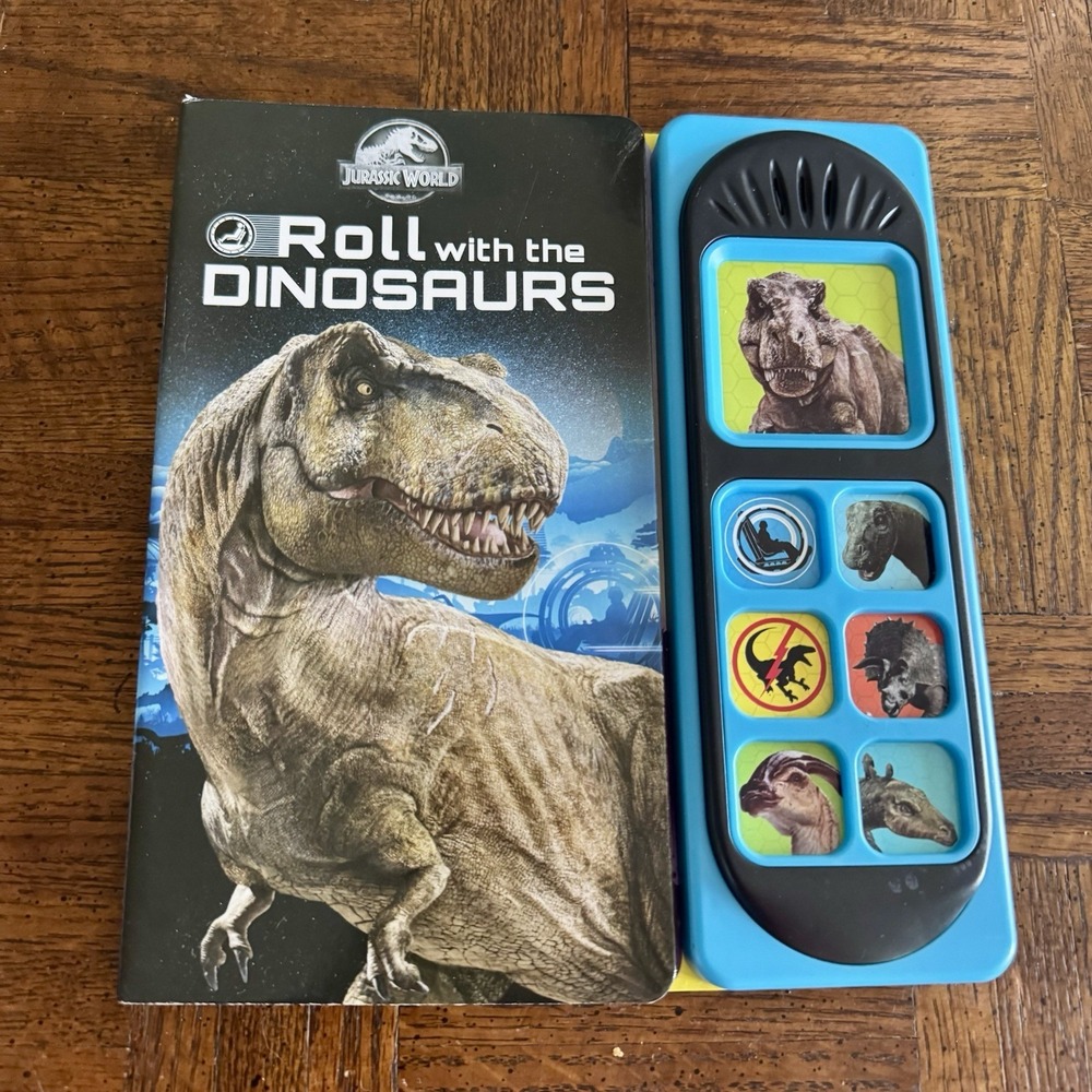 Jurassic World: Roll with the Dinosaurs Sound Book